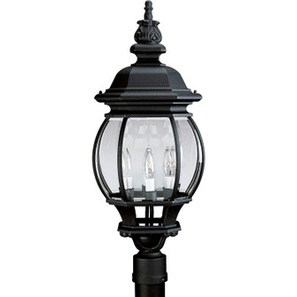 Onion Lantern Four Light Post Lantern in Textured Black (54|P5401-31)