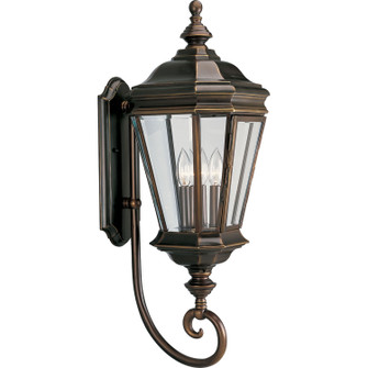 Crawford Three Light Large Wall Lantern in Oil Rubbed Bronze (54|P5672-108)