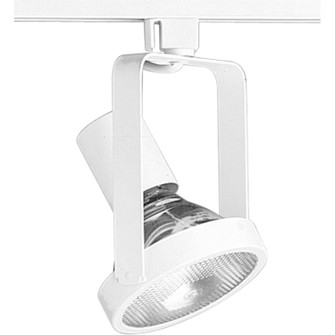 Track Head One Light Track Head in White (54|P6369-28)