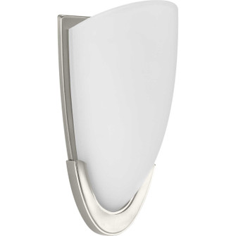 LED Etched Glass Sconce LED Wall Bracket in Brushed Nickel (54|P710079-009-30)