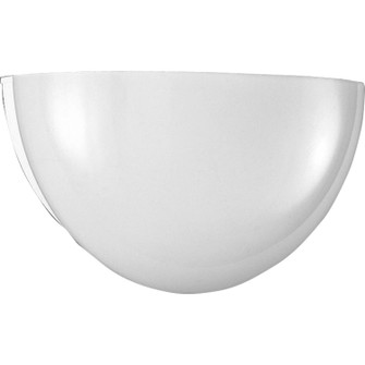 Incandescent Glass Wall Sconces One Light Wall Sconce in White (54|P7112-30)