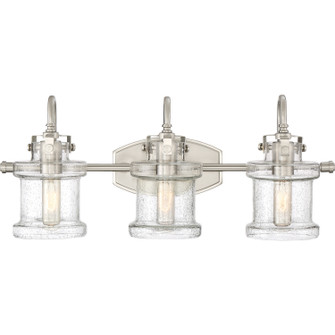 Danbury Three Light Bath Fixture in Brushed Nickel (10|DNY8603BN)