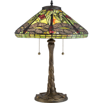 Jungle Dragonfly Two Light Table Lamp in Architectural Bronze (10|TF2598T)