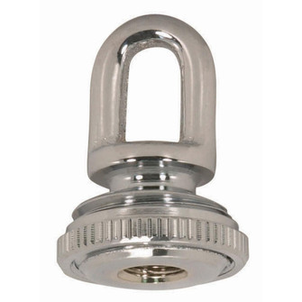 1/8 Ip Screw Collar Loop With Ring in Polished Chrome (230|90-2301)