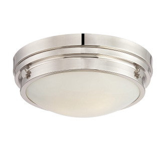 Lucerne Two Light Flush Mount in Polished Nickel (51|6-3350-14-109)