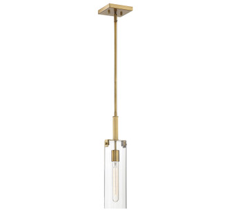 Winfield One Light Mini Pendant in Warm Brass (51|7-9770-1-322)