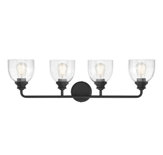 Vale Four Light Bath Bar in Black (51|8-7205-4-BK)