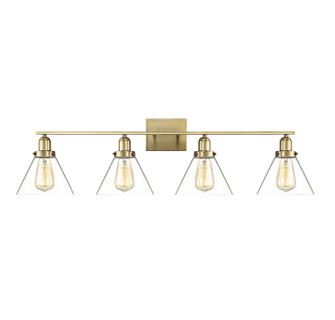 Drake Four Light Bath Bar in Warm Brass (51|8-9130-4-322)