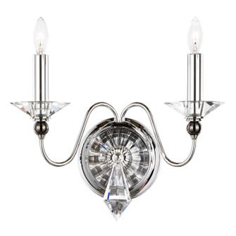 Jasmine Two Light Wall Sconce in Silver (53|9672-40CL)