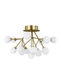 Mara LED Flush Mount in Aged Brass (182|700FMMRAR-LED927)