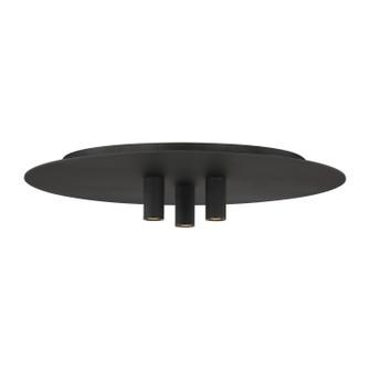 Ponte LED Flush Mount in Nightshade Black (182|700FMPNT16B-LED930)