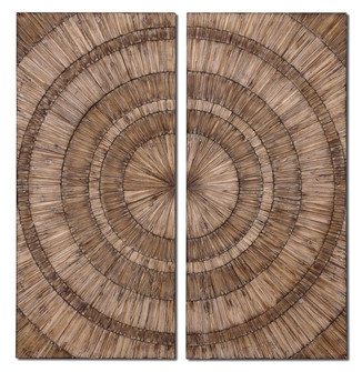 Lanciano Wall Art in Natural Wood Chips w/Burnished (52|07636)