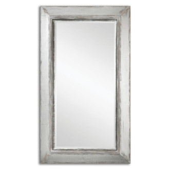 Lucanus Mirror in Aged Silver w/Rustic Brown (52|13880)