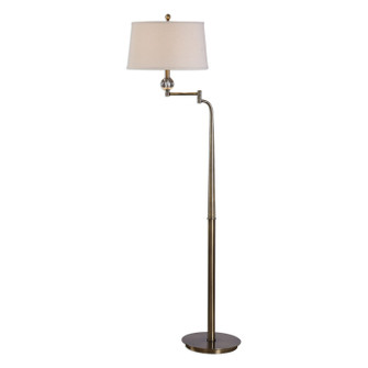 Melini One Light Floor Lamp in Tapered Steel (52|28106)