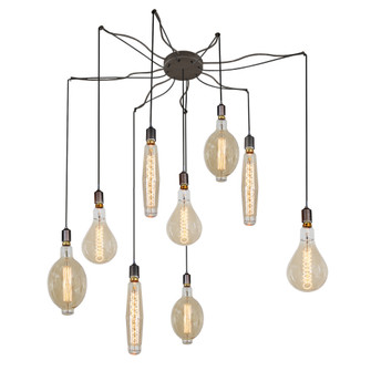 Fascination Nine Light Chandelier in Caramel (247|630050)