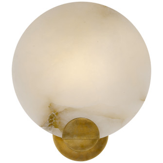 Iveala One Light Wall Sconce in Hand-Rubbed Antique Brass (268|ARN 2039HAB-ALB)