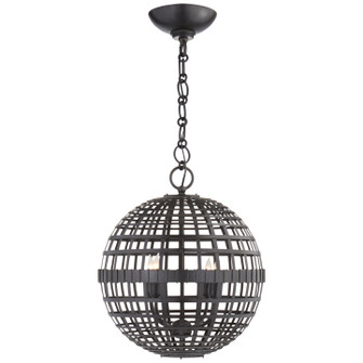 mill Four Light Lantern in Aged Iron (268|ARN 5003AI)