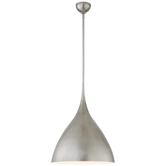 Agnes One Light Pendant in Burnished Silver Leaf (268|ARN 5351BSL)