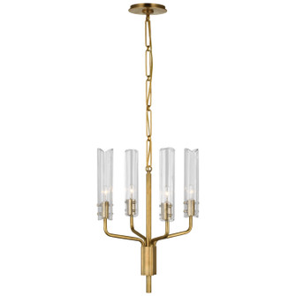 Casoria LED Chandelier in Hand-Rubbed Antique Brass (268|ARN 5481HAB-CG)
