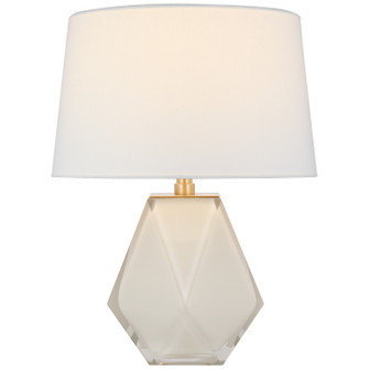 Gemma LED Table Lamp in White Glass (268|CHA 8437WG-L)