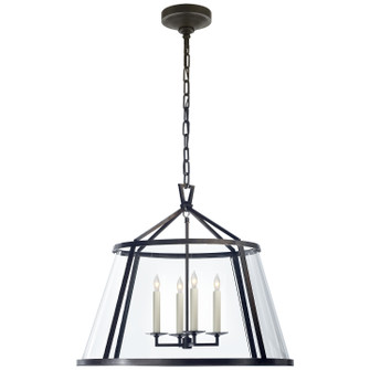 Darlana Pendant Four Light Pendant in Aged Iron (268|CHC 2202AI-CG)