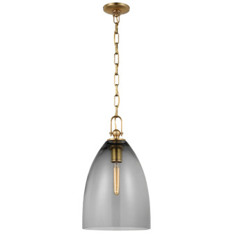 Andros LED Pendant in Antique-Burnished Brass (268|CHC 5426AB-SMG)