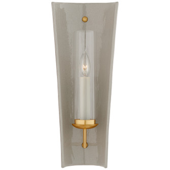 Downey One Light Wall Sconce in Shellish Gray and Gild (268|CHD 2606SHG)