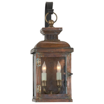 Suffork Two Light Wall Lantern in Natural Copper (268|CHO 2061NC)