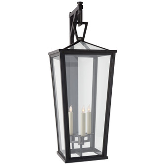 Darlana Outdoor Three Light Wall Lantern in Bronze (268|CHO 2790BZ-CG)