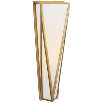 Lorino LED Wall Sconce in Hand-Rubbed Antique Brass (268|JN 2240HAB-WG)