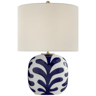 Parkwood One Light Table Lamp in New White and Cobalt (268|KS 3618NWT/CB-L)