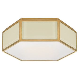 Bradford Two Light Flush Mount in Cream and Soft Brass (268|KS 4120CRE/SB-FG)