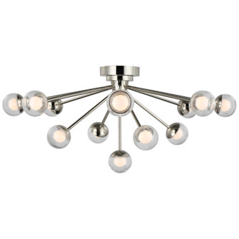 Alloway LED Flush Mount in Polished Nickel (268|KS 4230PN-CG)