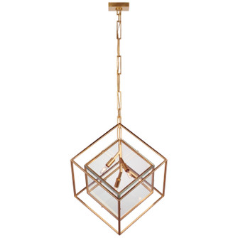 Cubed LED Pendant in Gild (268|KW 5024G-CG)