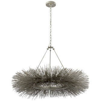 Strada 16 Light Chandelier in Burnished Silver Leaf (268|KW 5181BSL)