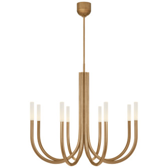 Rousseau LED Chandelier in Antique-Burnished Brass (268|KW 5581AB-EC)