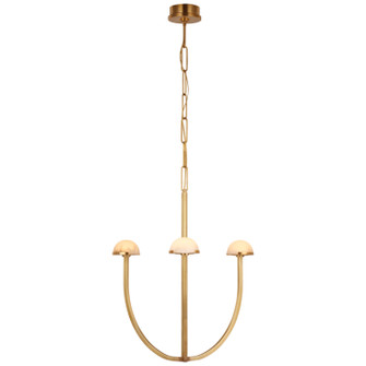 Pedra LED Chandelier in Antique-Burnished Brass (268|KW 5620AB-ALB)