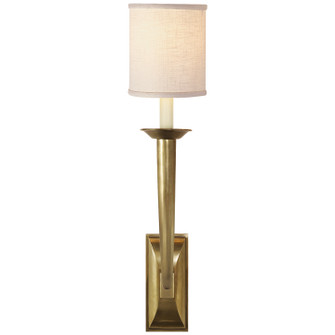 French Deco Horn One Light Wall Sconce in Hand-Rubbed Antique Brass (268|S 2020HAB-L)