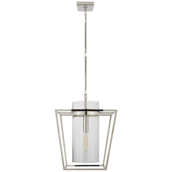 Presidio One Light Lantern in Polished Nickel (268|S 5167PN-CG)