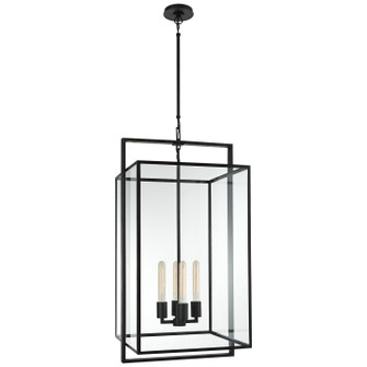 Halle Four Light Lantern in Aged Iron (268|S 5193AI-CG) Halle Four Light Lantern in Aged Iron (268|S 5193AI-CG)