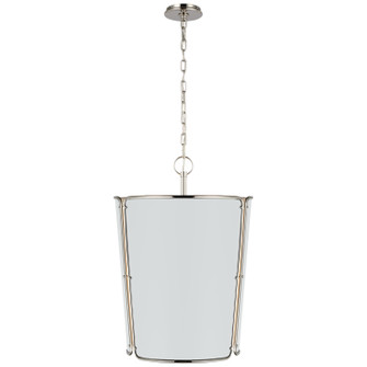 Hastings Six Light Pendant in Polished Nickel (268|S 5646PN-WHT)