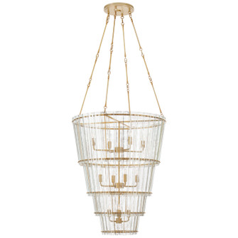 Cadence 12 Light Chandelier in Hand-Rubbed Antique Brass (268|S 5657HAB-AM)