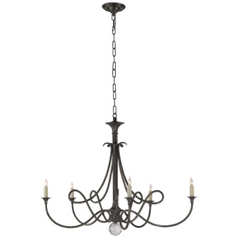 Double Twist Five Light Chandelier in Bronze (268|SC 5005BZ)