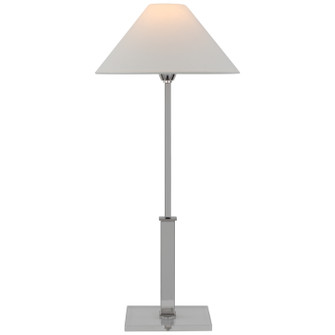 Asher LED Table Lamp in Polished Nickel and Crystal (268|SP 3510PN/CG-L)