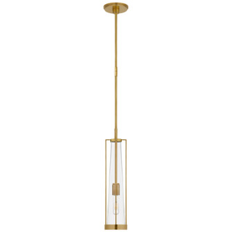 Calix One Light Pendant in Hand-Rubbed Antique Brass (268|TOB 5276HAB-CG)