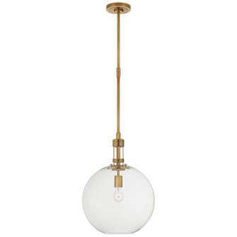 Gable2 One Light Pendant in Hand-Rubbed Antique Brass (268|TOB 5430HAB-CG)