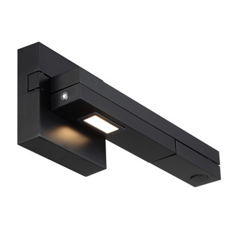 Flip LED Swing Arm Wall Lamp in Black (34|BL-1021R-BK)