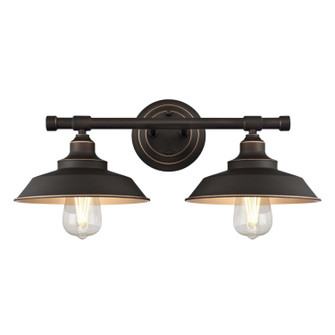 Iron Hill Two Light Wall Sconce in Oil Rubbed Bronze With Highlights (88|6354800)