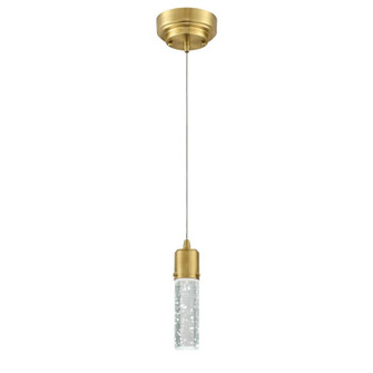 Cava LED Mini Pendant in Champagne Brass (88|6355300)