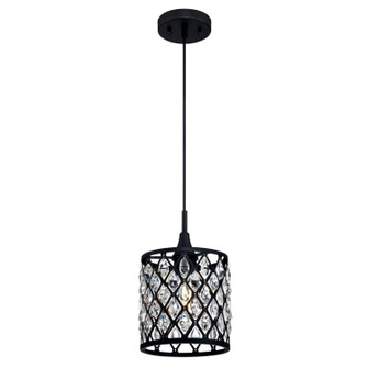 Waltz One Light Pendant in Matte Black (88|6362700)